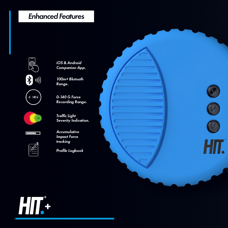 HIT+ Head Impact Severity Indicator with GPS (PRE-ORDER)